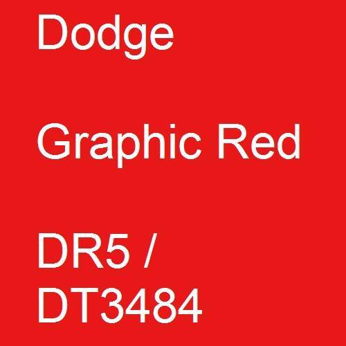 Dodge, Graphic Red, DR5 / DT3484.